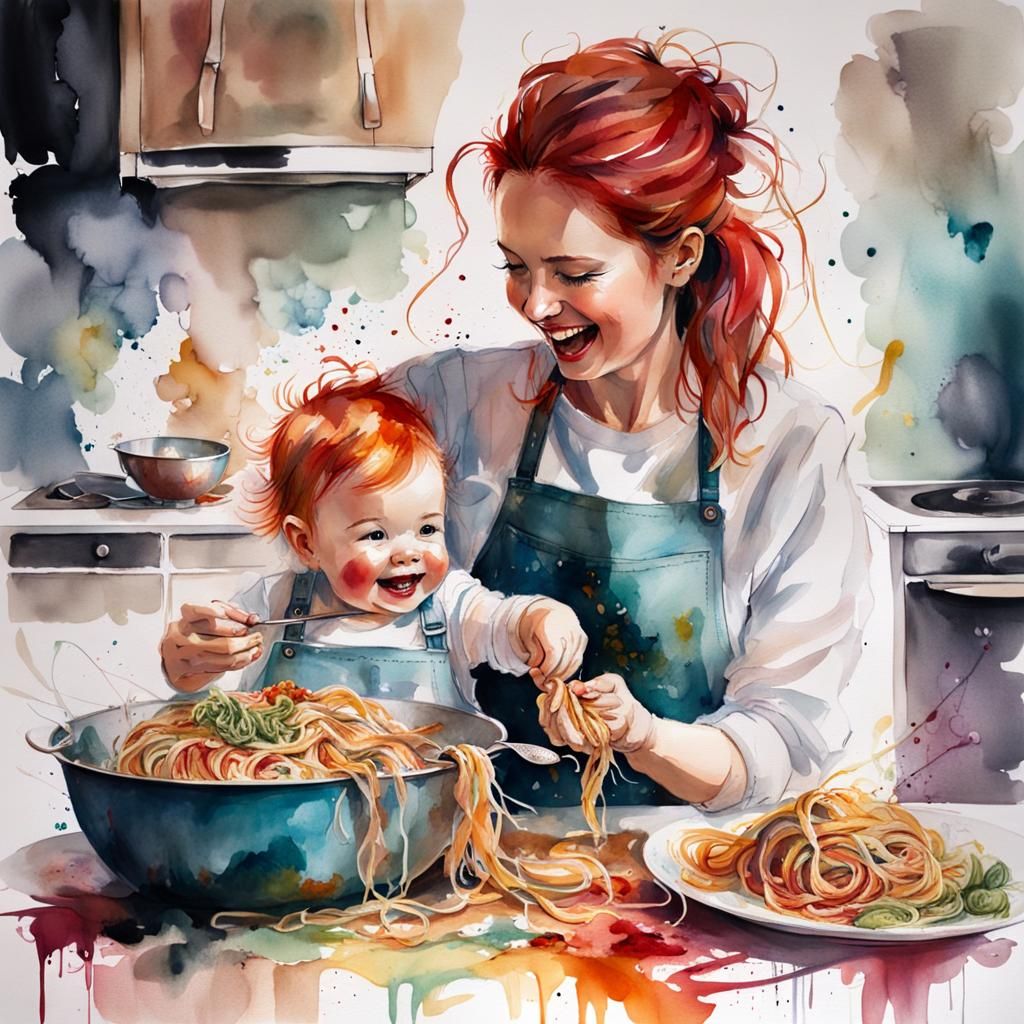 Happy Chaos in the kitchen