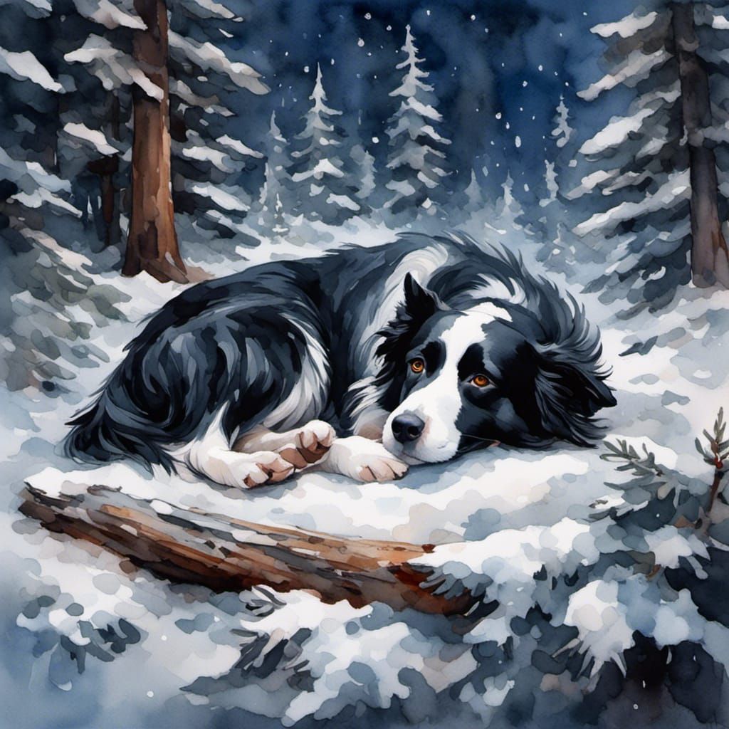 Sleeping Collie