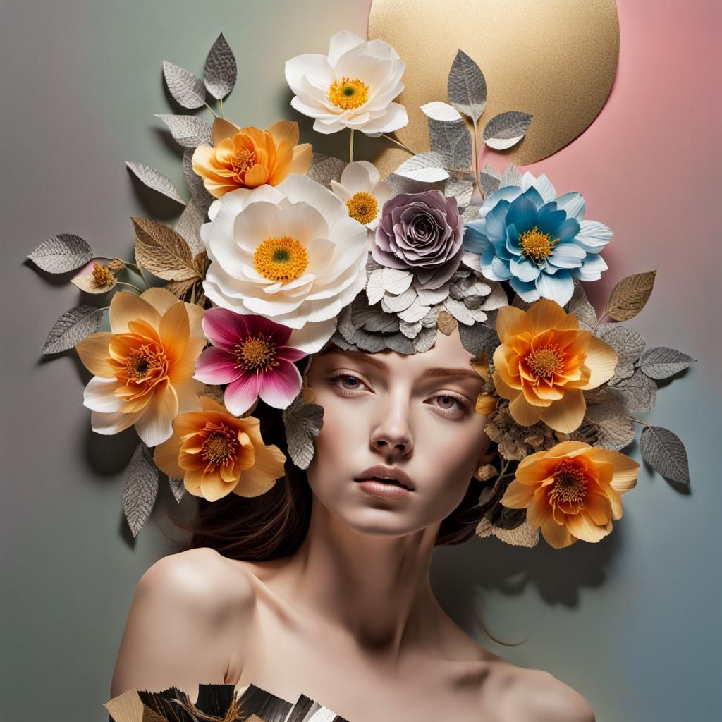 Pastel flowers AI Generated Artwork NightCafe Creator