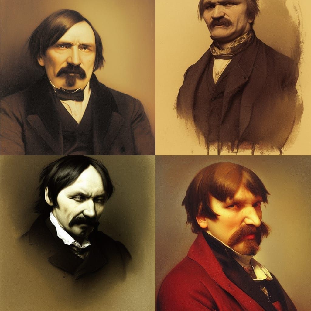 Nikolai Gogol, he went mad after reading "Dead Souls", Febru...