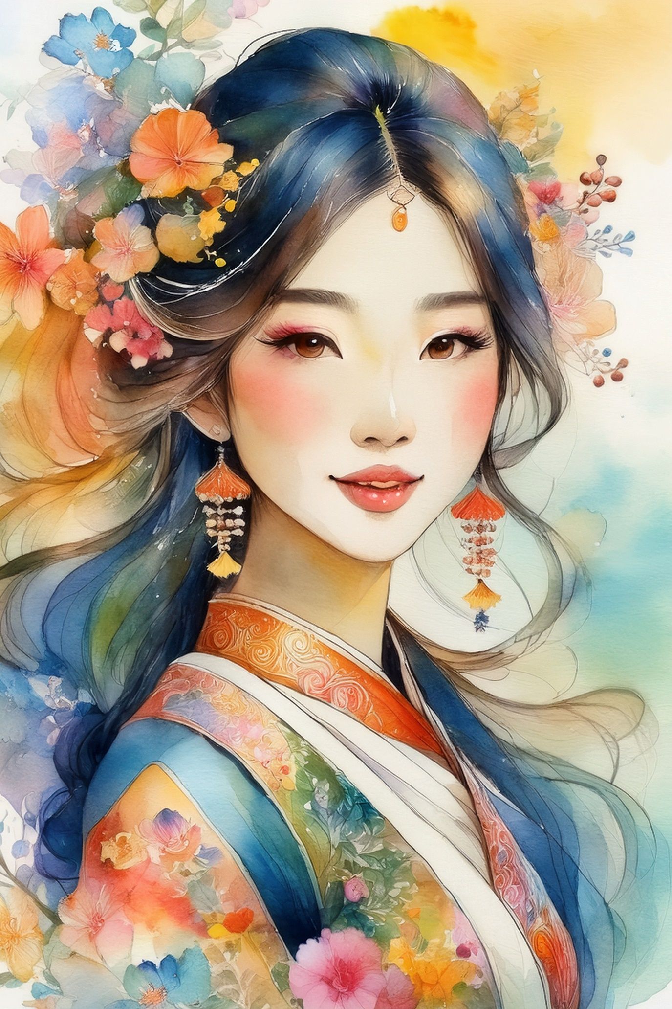 A beautiful portrait of a woman