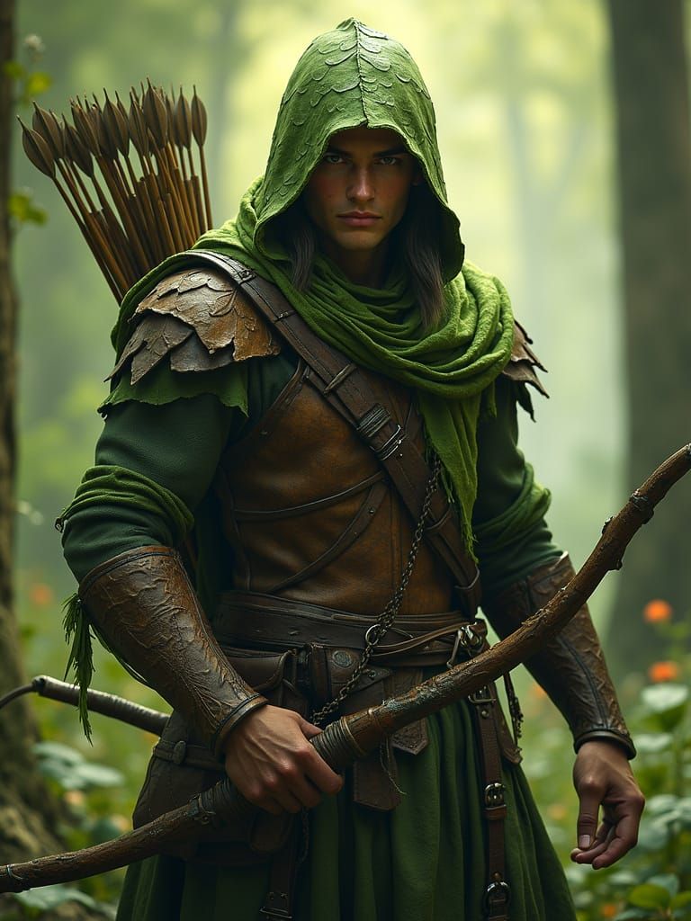 Kaleneth, Elven ranger. Protector of the wilds.  by @DestinyFeld