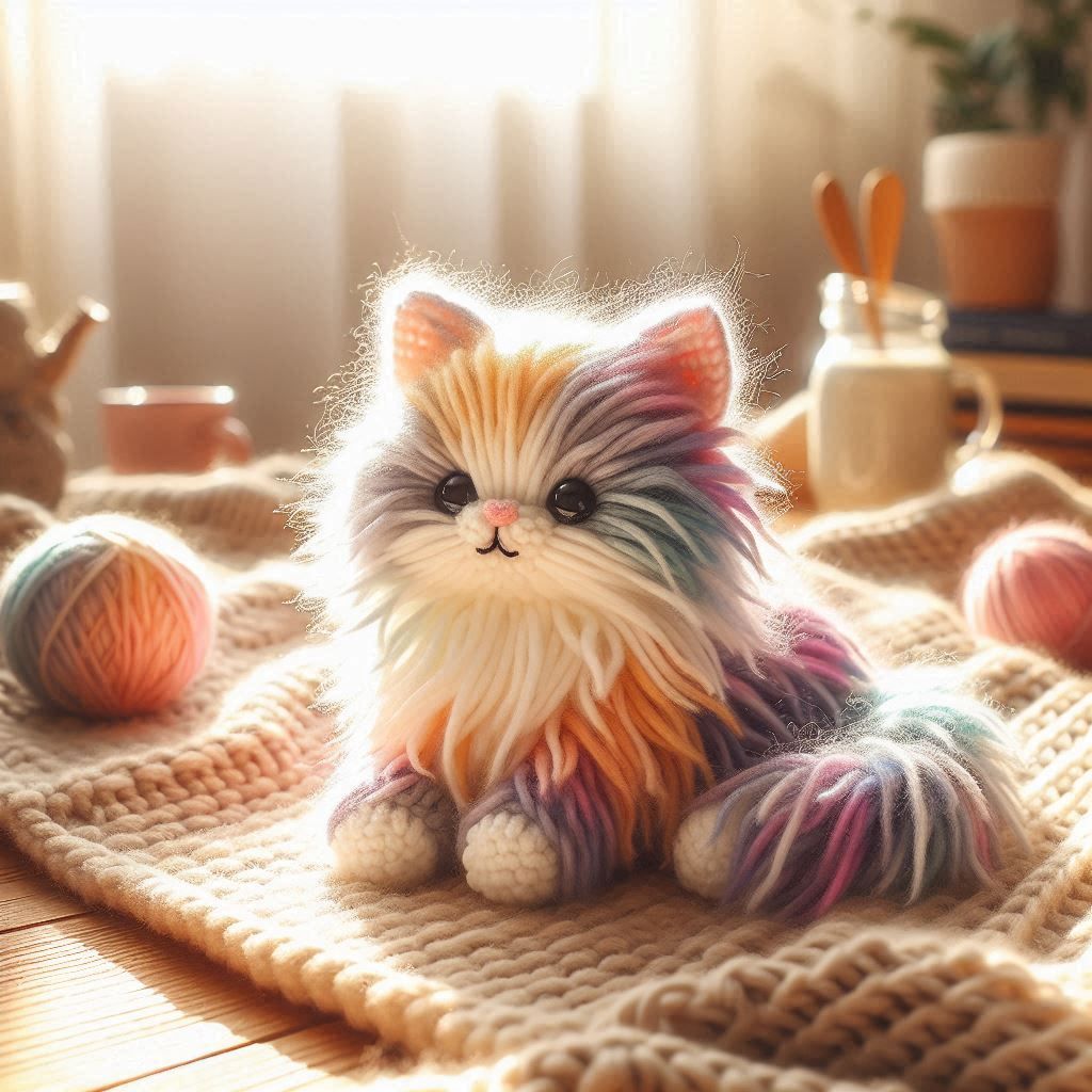woolen cat