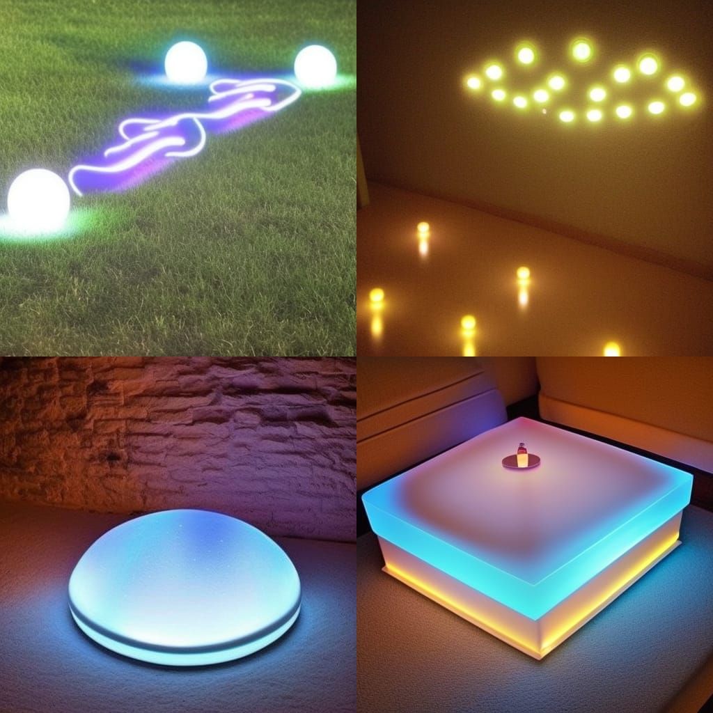 Magnificent glowing idea