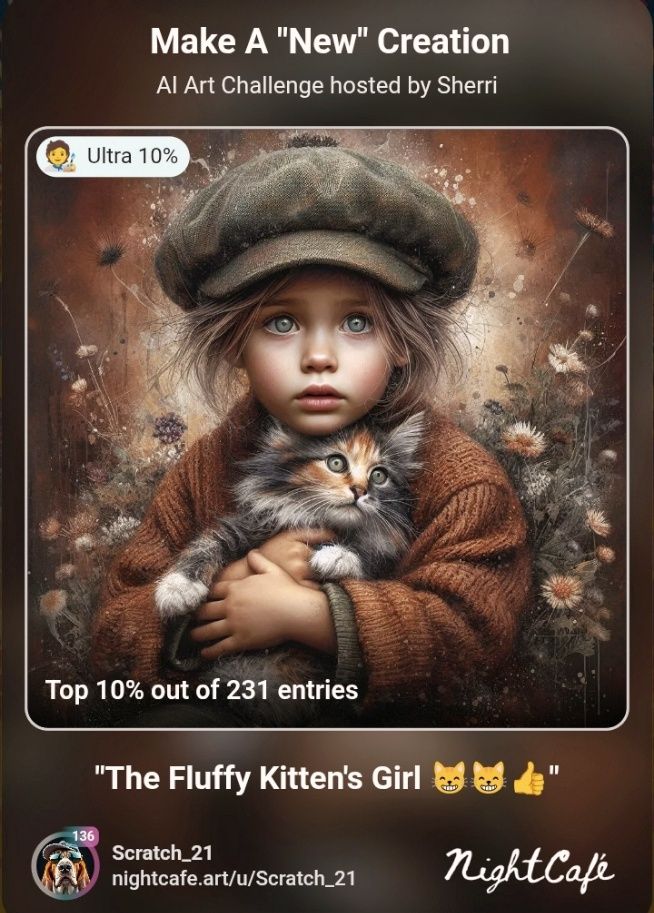 The Fluffy Kitten's Girl 😸😸😁