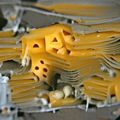 Cheese on pasta