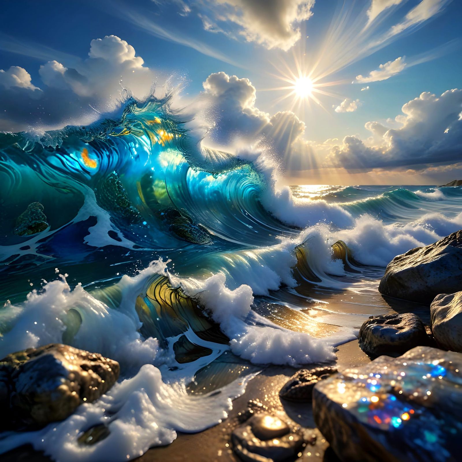 Waves   by @Floe Joe 