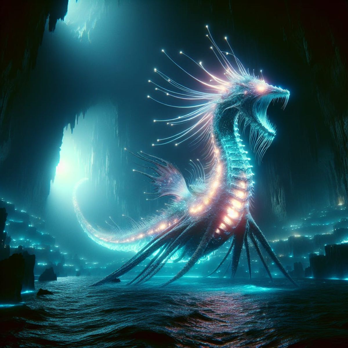 Birth of Leviathan - AI Generated Artwork - NightCafe Creator