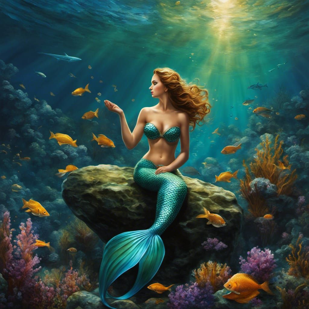 Mermaid  by @Leeftail_Art