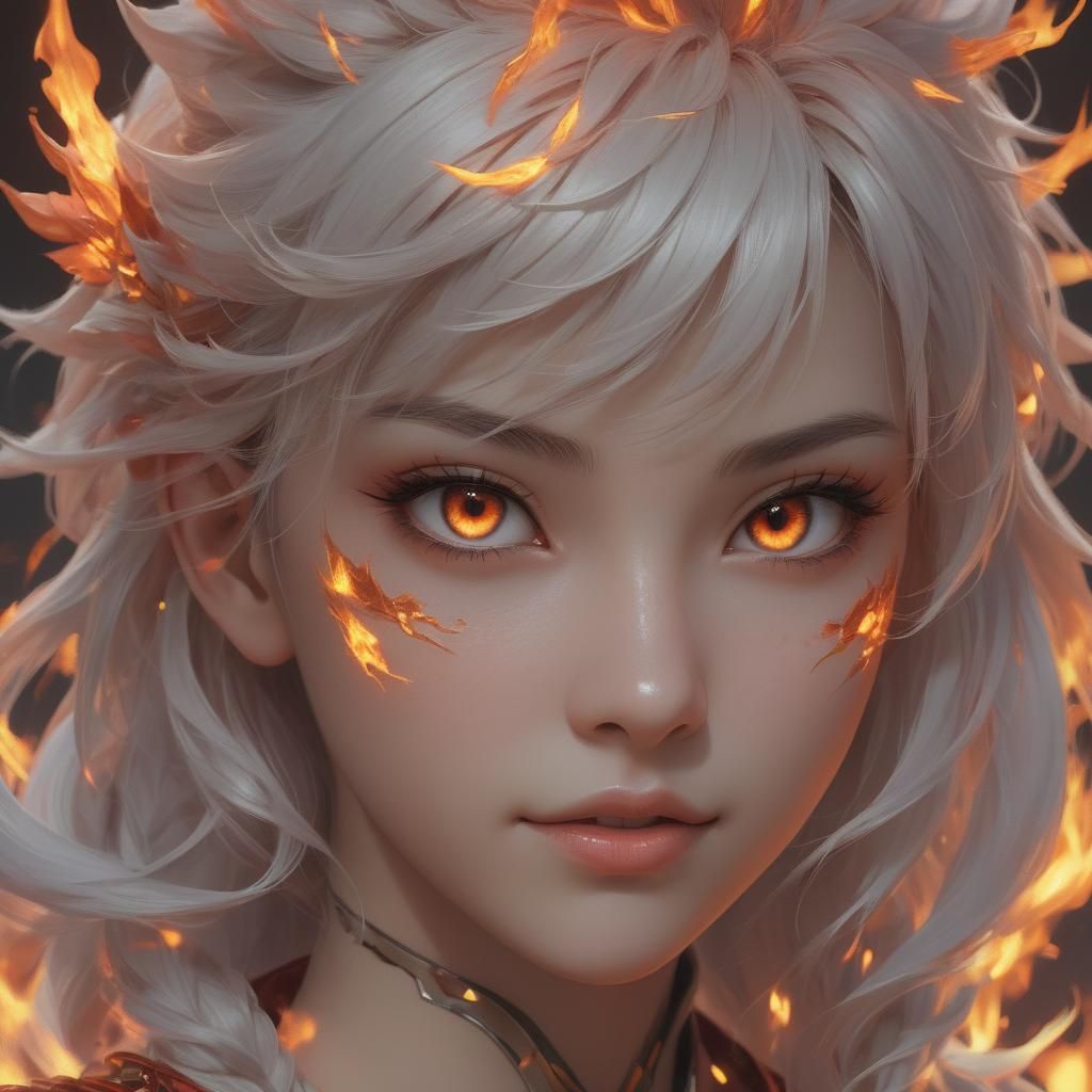 Firey portraits