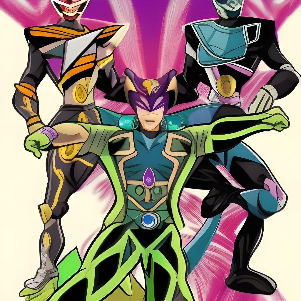 new power rangers villain - AI Generated Artwork - NightCafe Creator