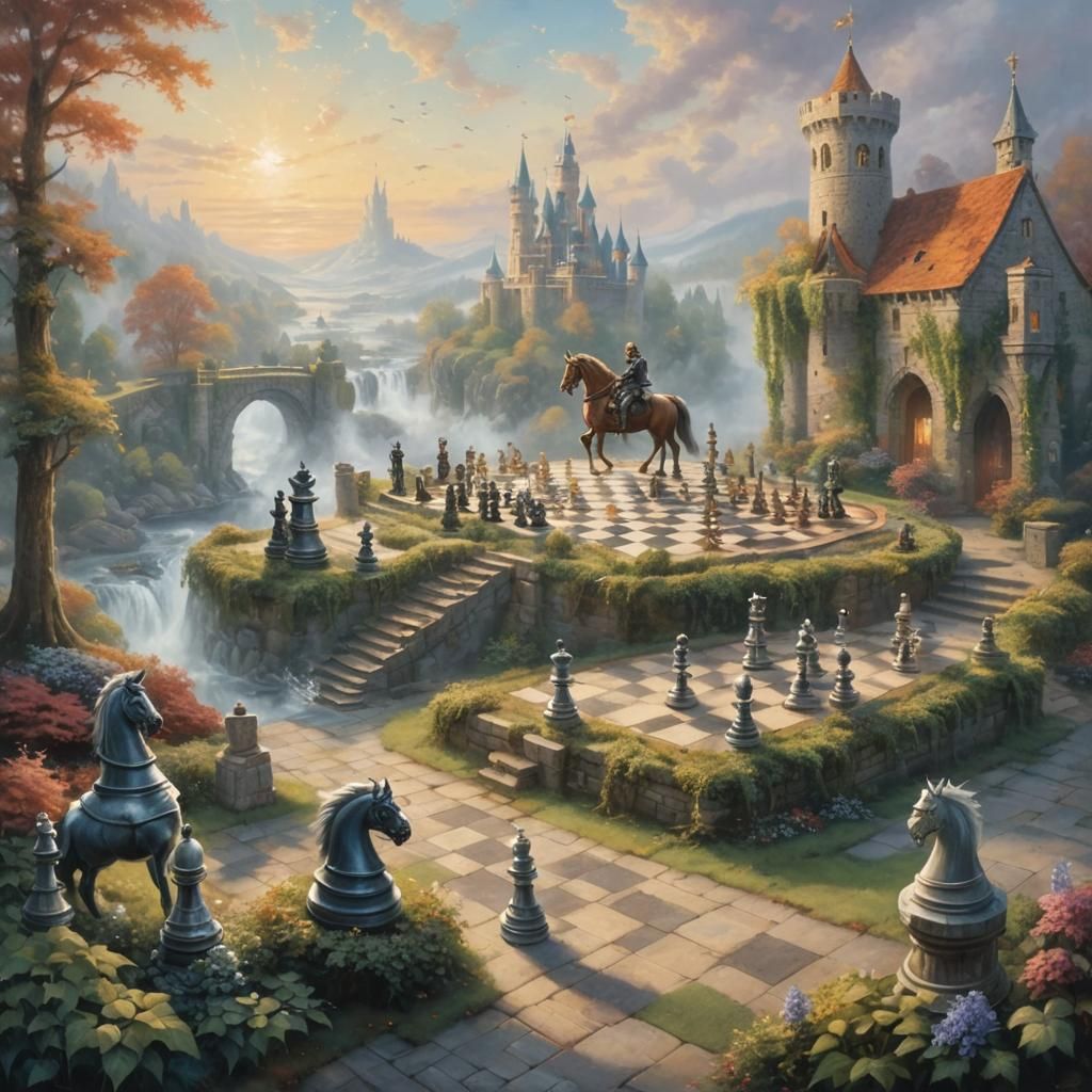 Living in a Chess game  by @SunnyMorning