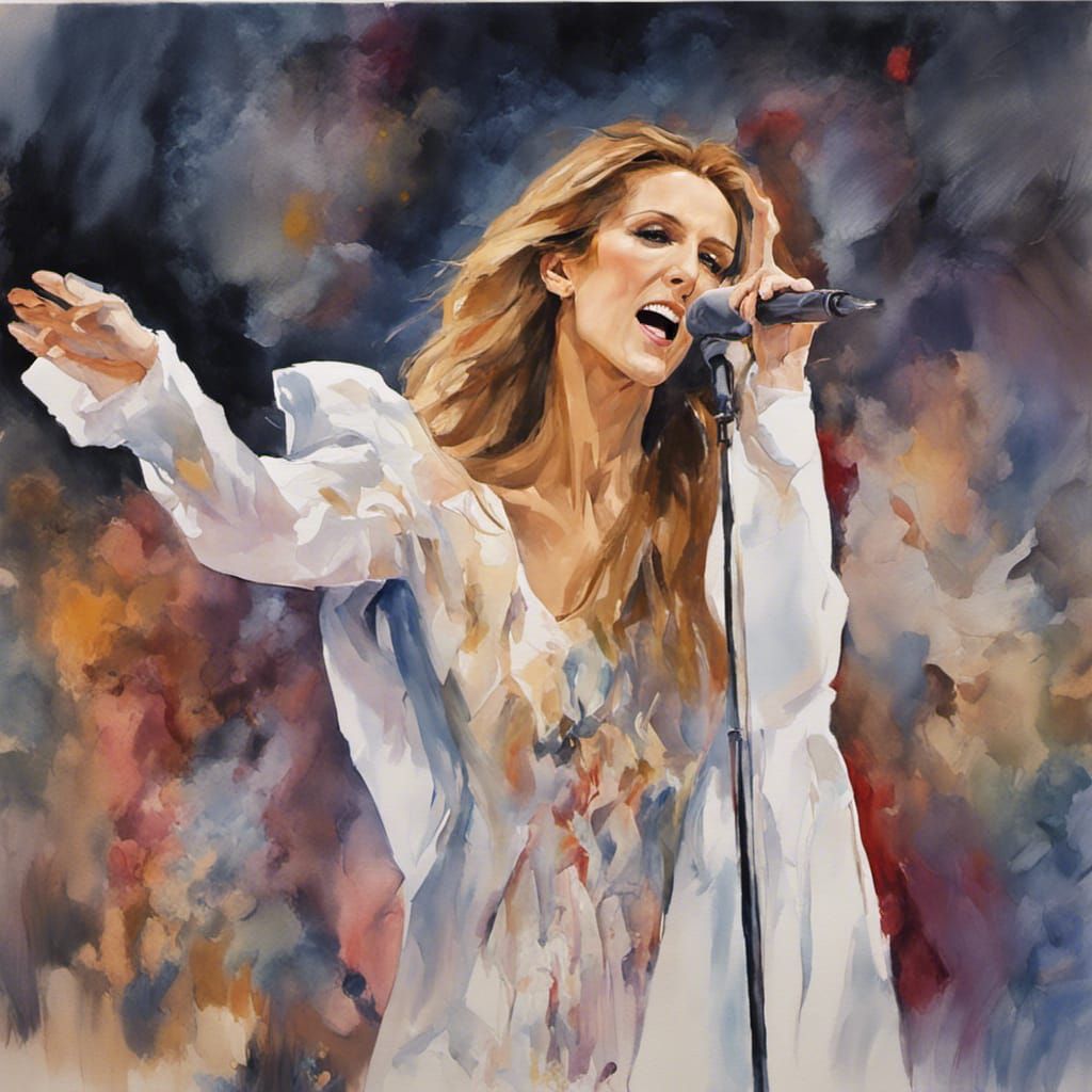 Celine Dion performing 'Unison'