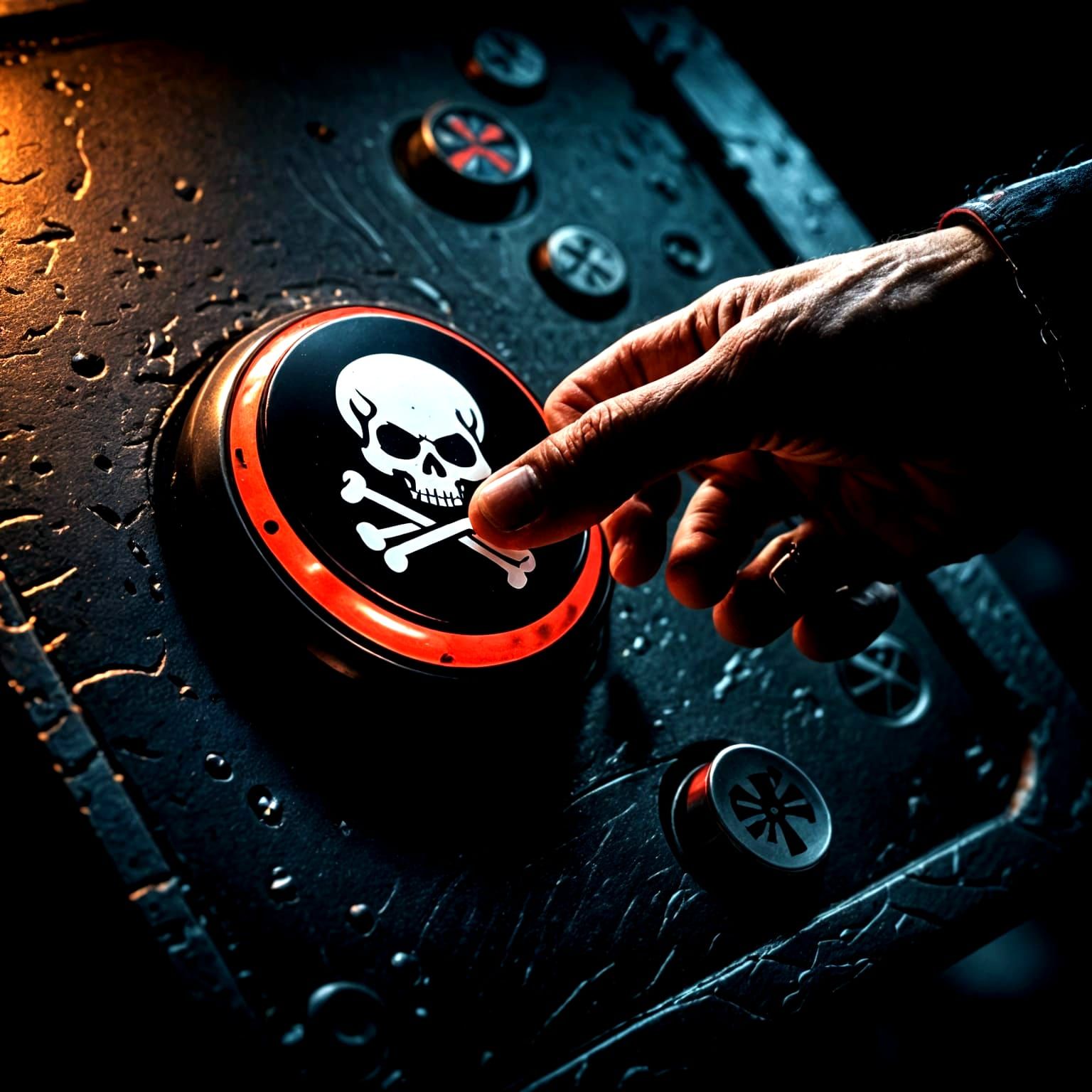 Don't Press The Button   by @Happy Jack