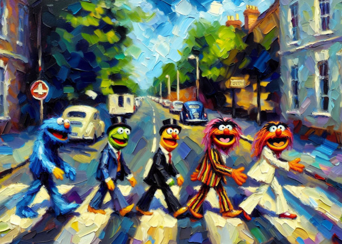 Muppets on the abbey road