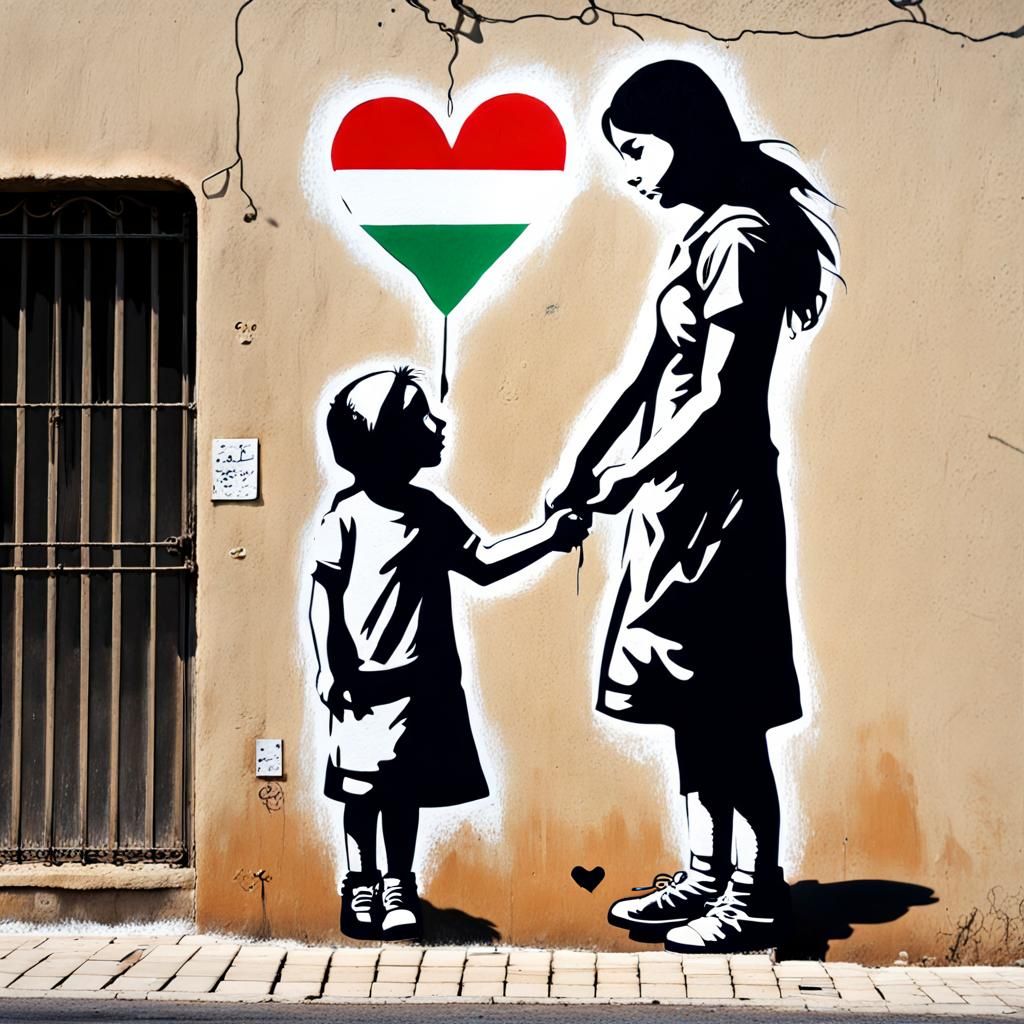 I STAND FOR PEACE AI Generated Artwork NightCafe Creator