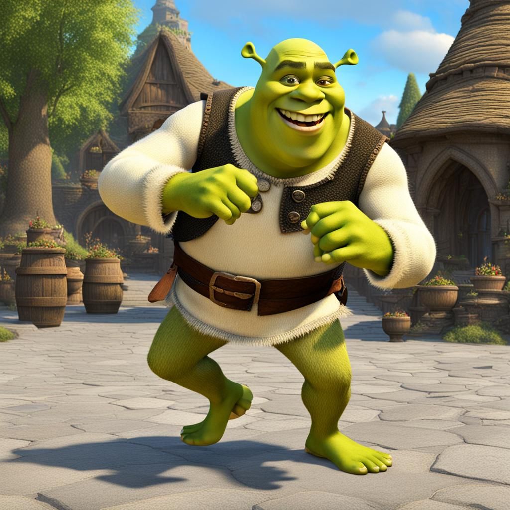 Shrek dancing