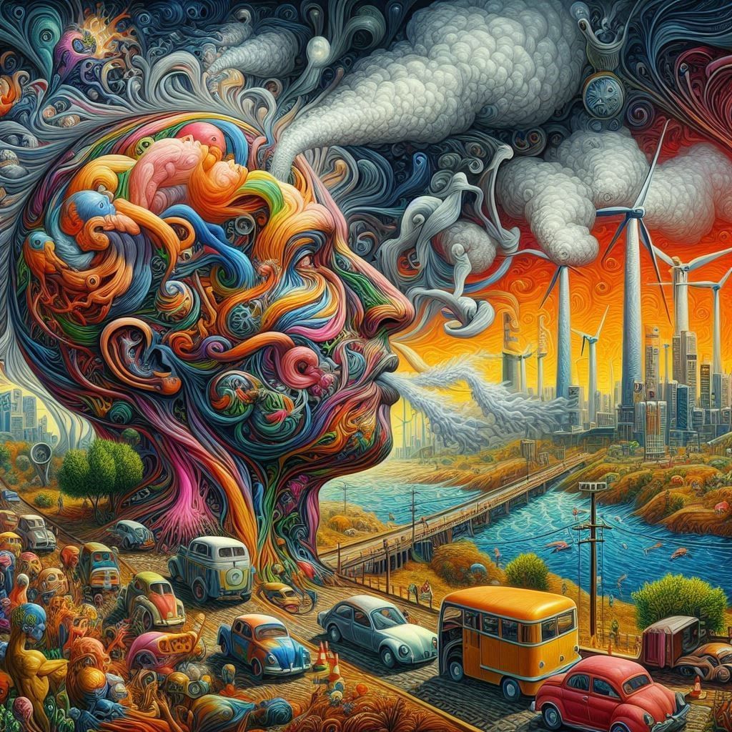 The asphyxia caused by the activity of thousands of creative...