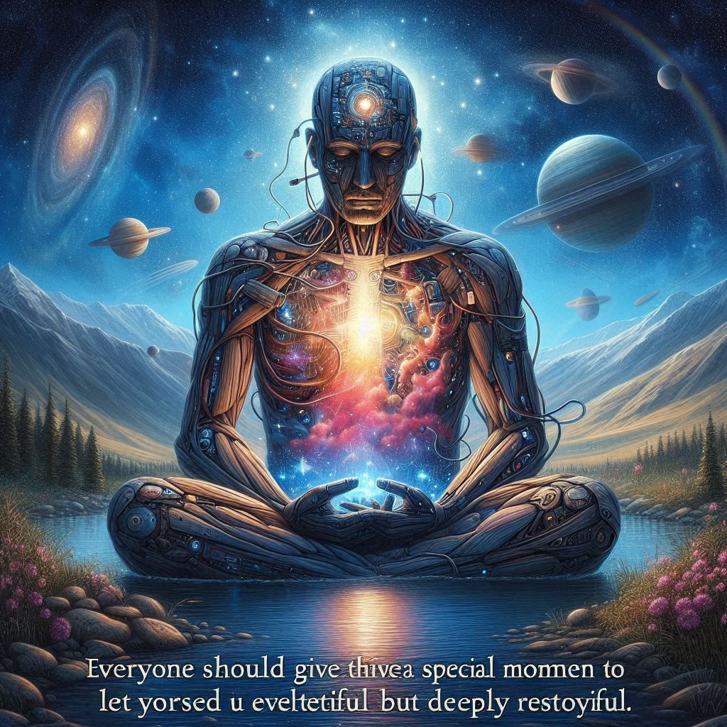 everyone should give themselves a special moment to turn off...