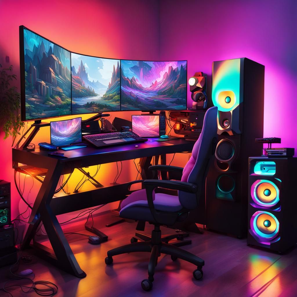 Dream setup! One day!  by @ArmA
