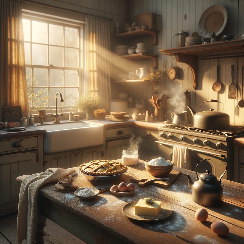 Cozy Kitchen - where everything happens  by @KrisB