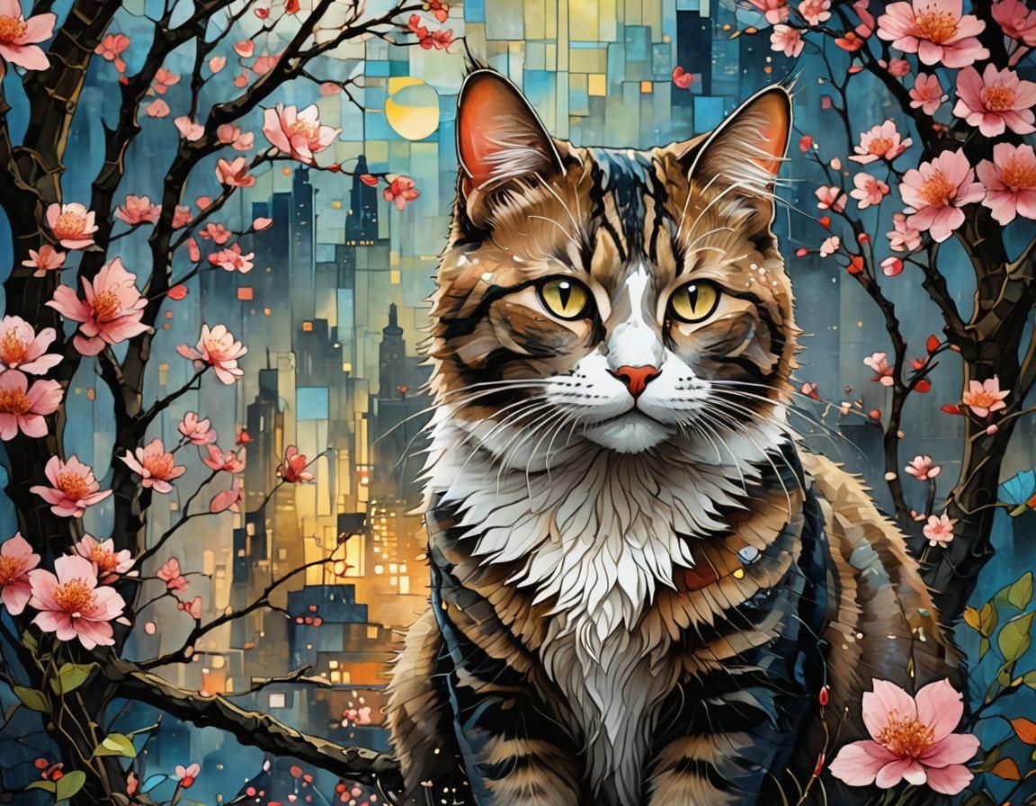Big City and Sakura Cat