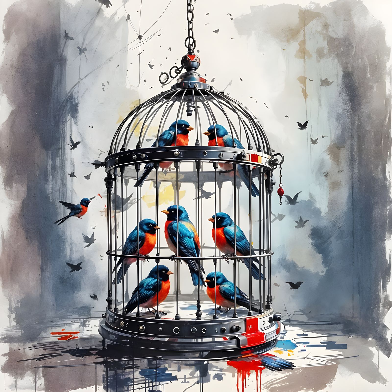 birdcage  by @tohelpukraine