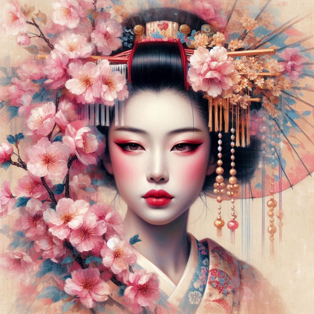 Geisha portrait