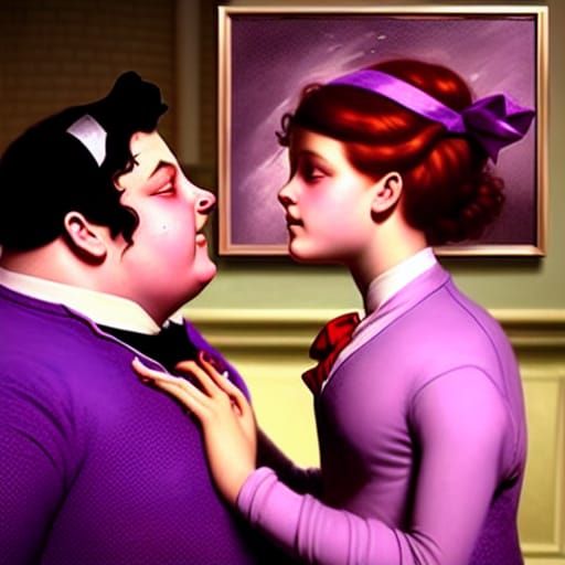 “Why do you like him?” AI Generated Artwork NightCafe Creator