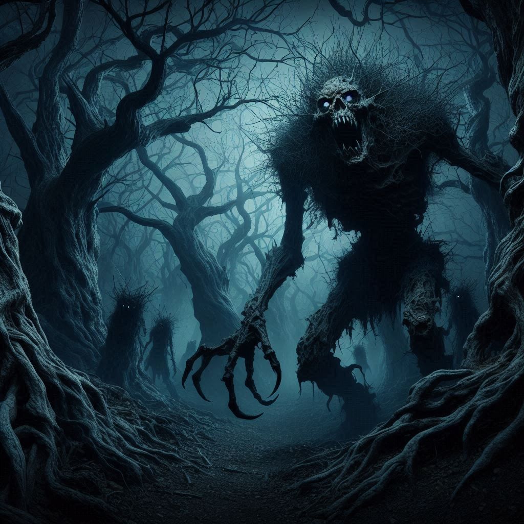 You got lost in the dark forest and took a wrong turn...