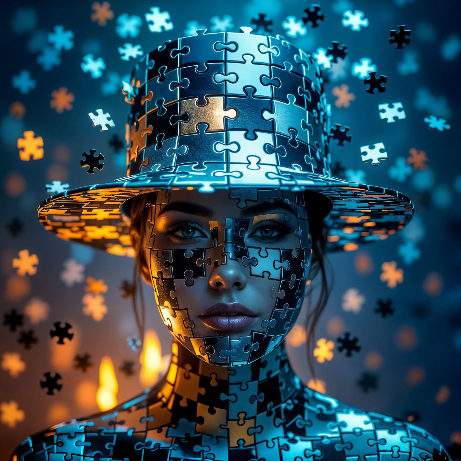 Hats Made From Unusual Materials  by @AI Armand 