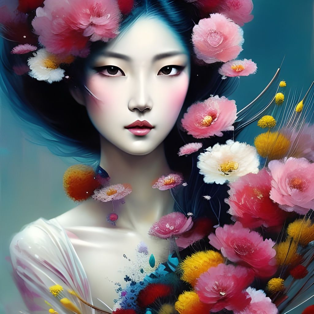Passion for flowers AI Generated Artwork NightCafe Creator
