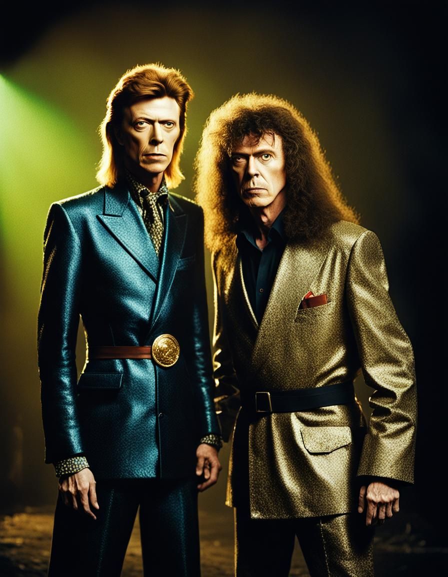 Made-Up Album Cover, crossover between David Bowie and Weird Al ...