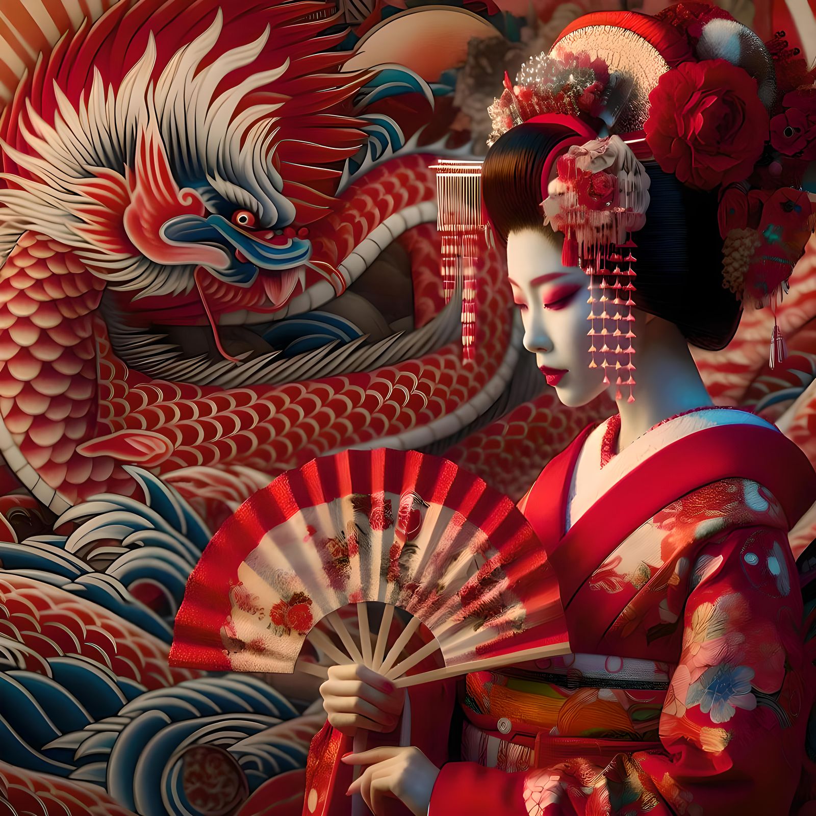 JAPANESE GEISHA WOMAN