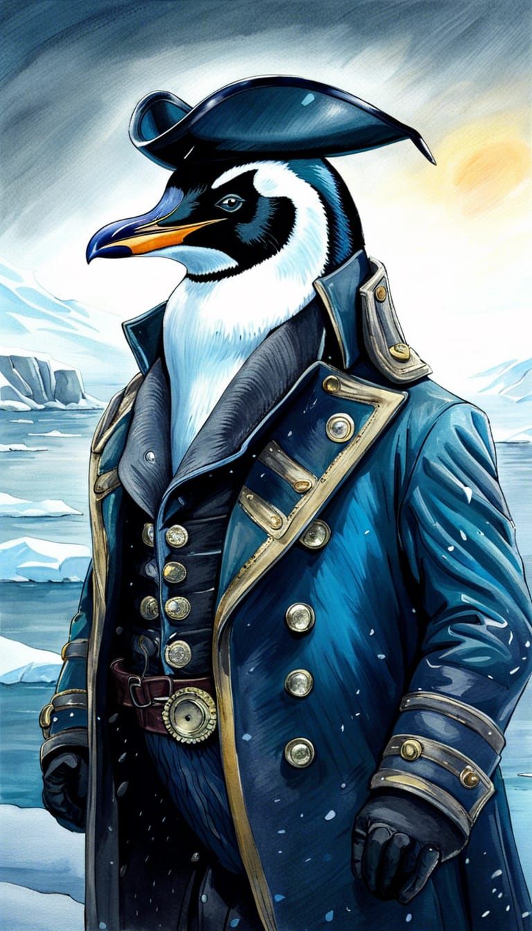 Cloesup portrait of Shu-Shi, the arctic pirate lord  by @Swordood