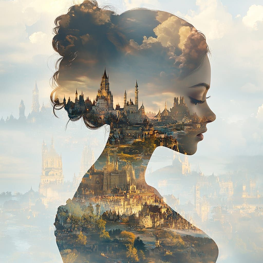 Ethereal Realms Within Her Dreams