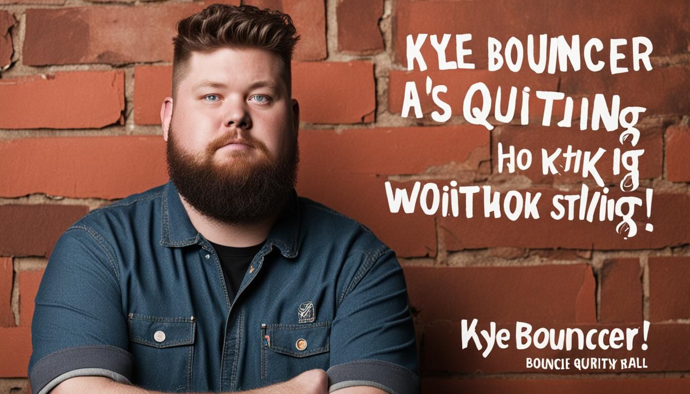 kyle bouncer is quitting smoking
