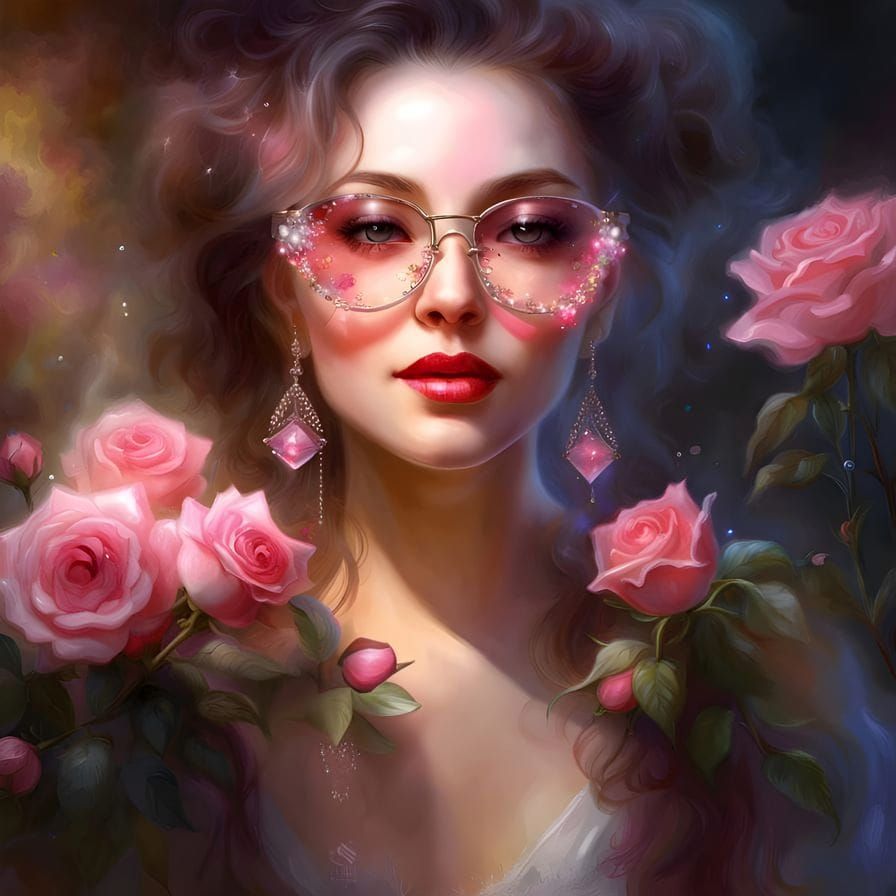 Funky, exquisite, rose colored glasses  by @Kim