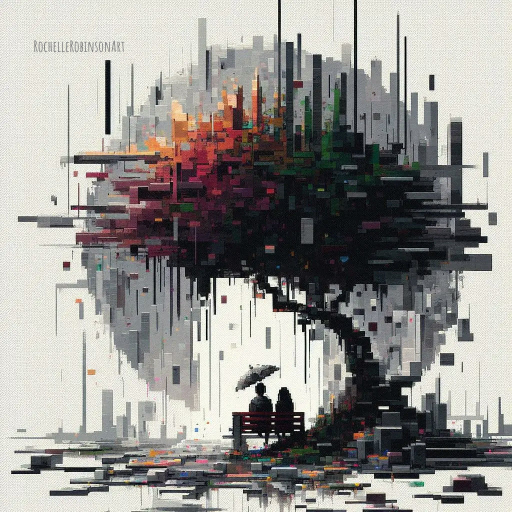Rainy Day - Glitch Art