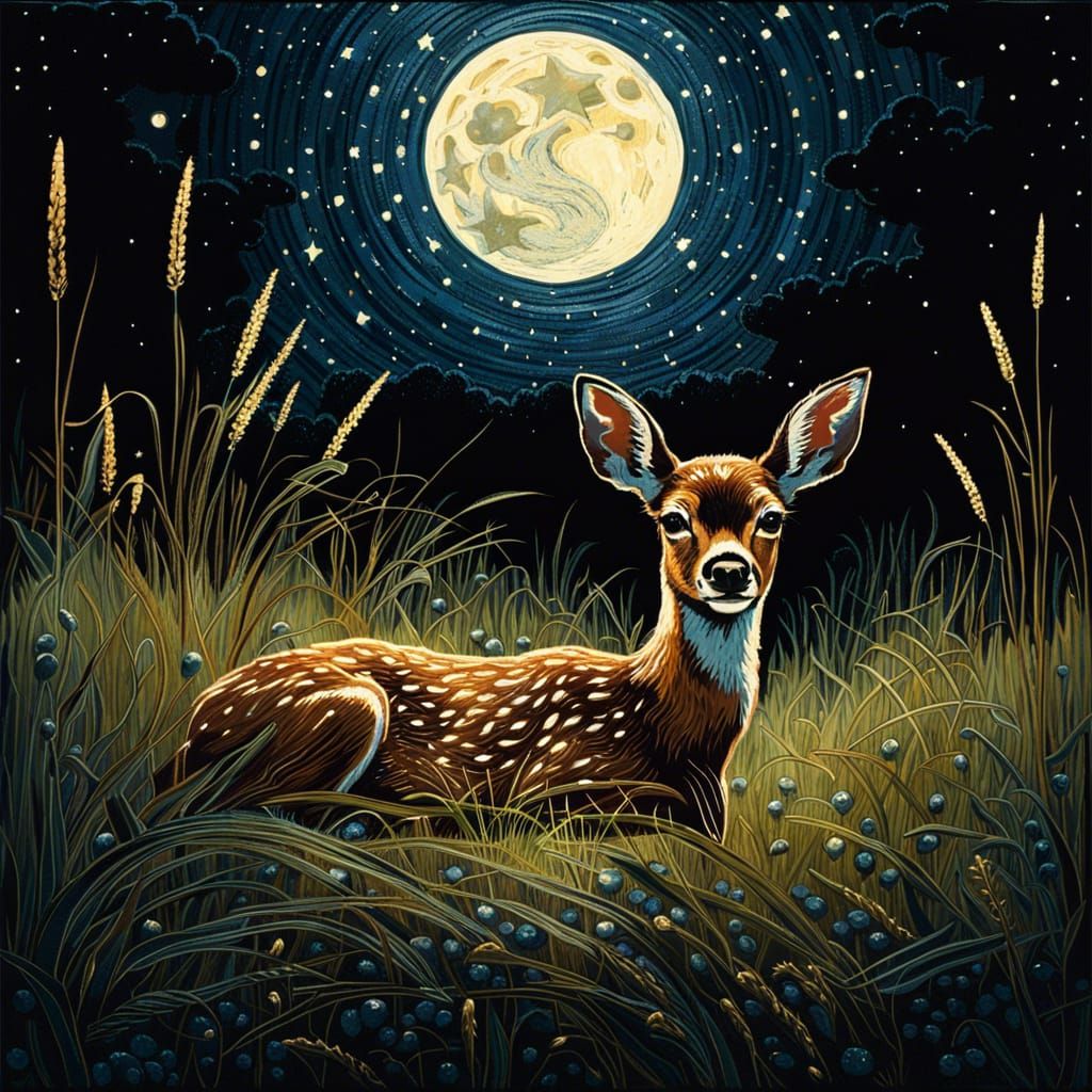 Night magic  by @Krizza