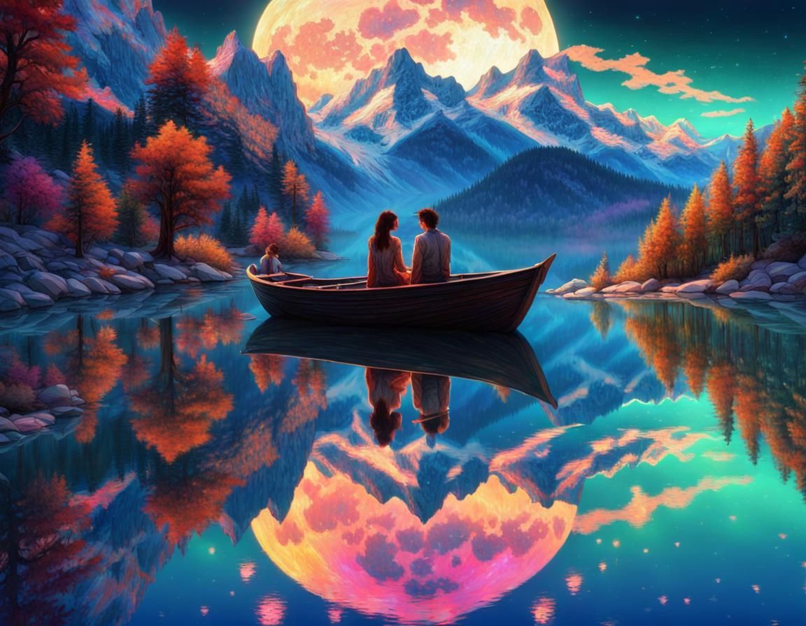 reflections II  by @qu