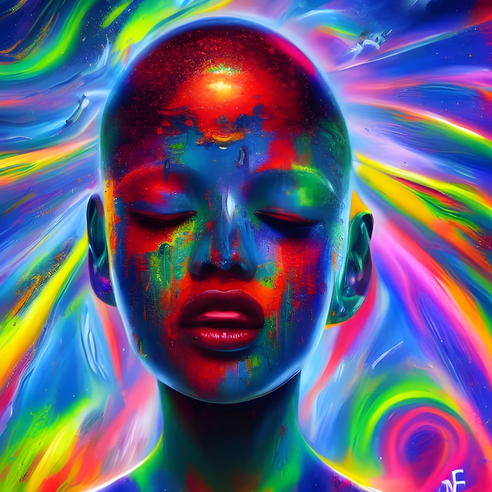 Ecstasy of colors - AI Generated Artwork - NightCafe Creator