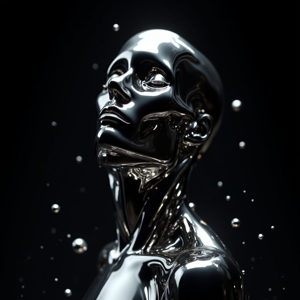 silver man<lora:The MetalWind of Red:1.0>