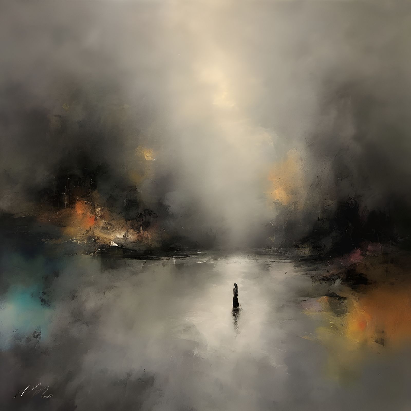 I stood alone in a grey colorless world. Feeling what small colored joy I had left draining from my body and being consu...