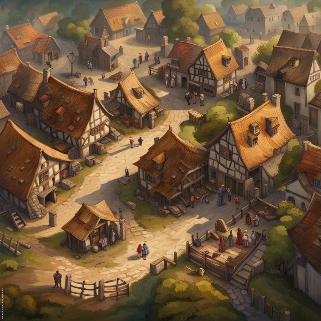 The Village Where the Hero was Born - AI Generated Artwork - NightCafe ...