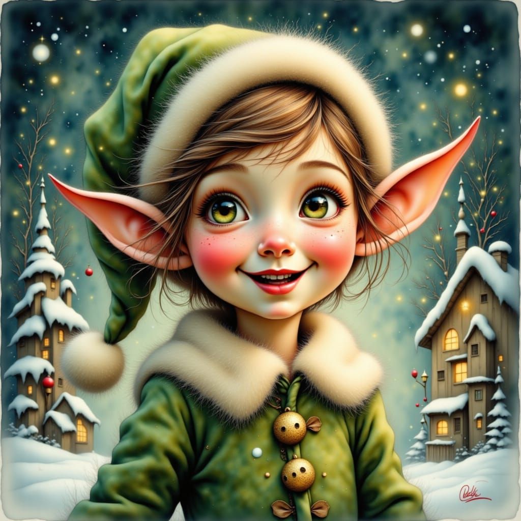 A North Pole Elf
