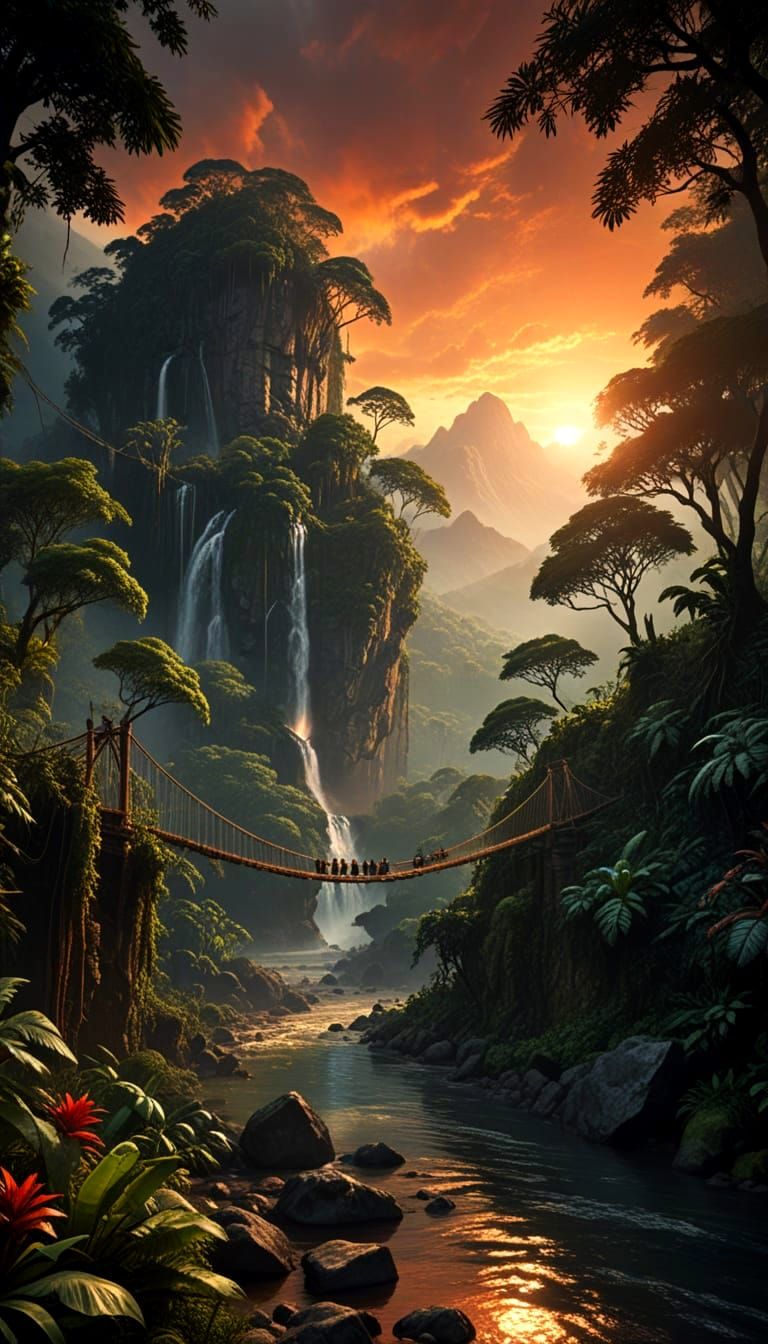 Rope bridge  by @JPK