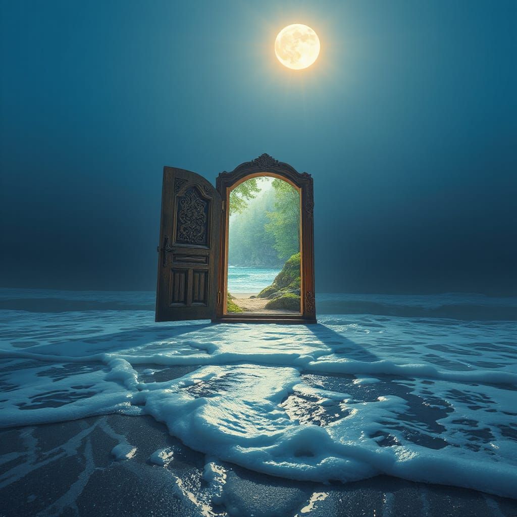 A door to somewhere else.  by @Stutzy