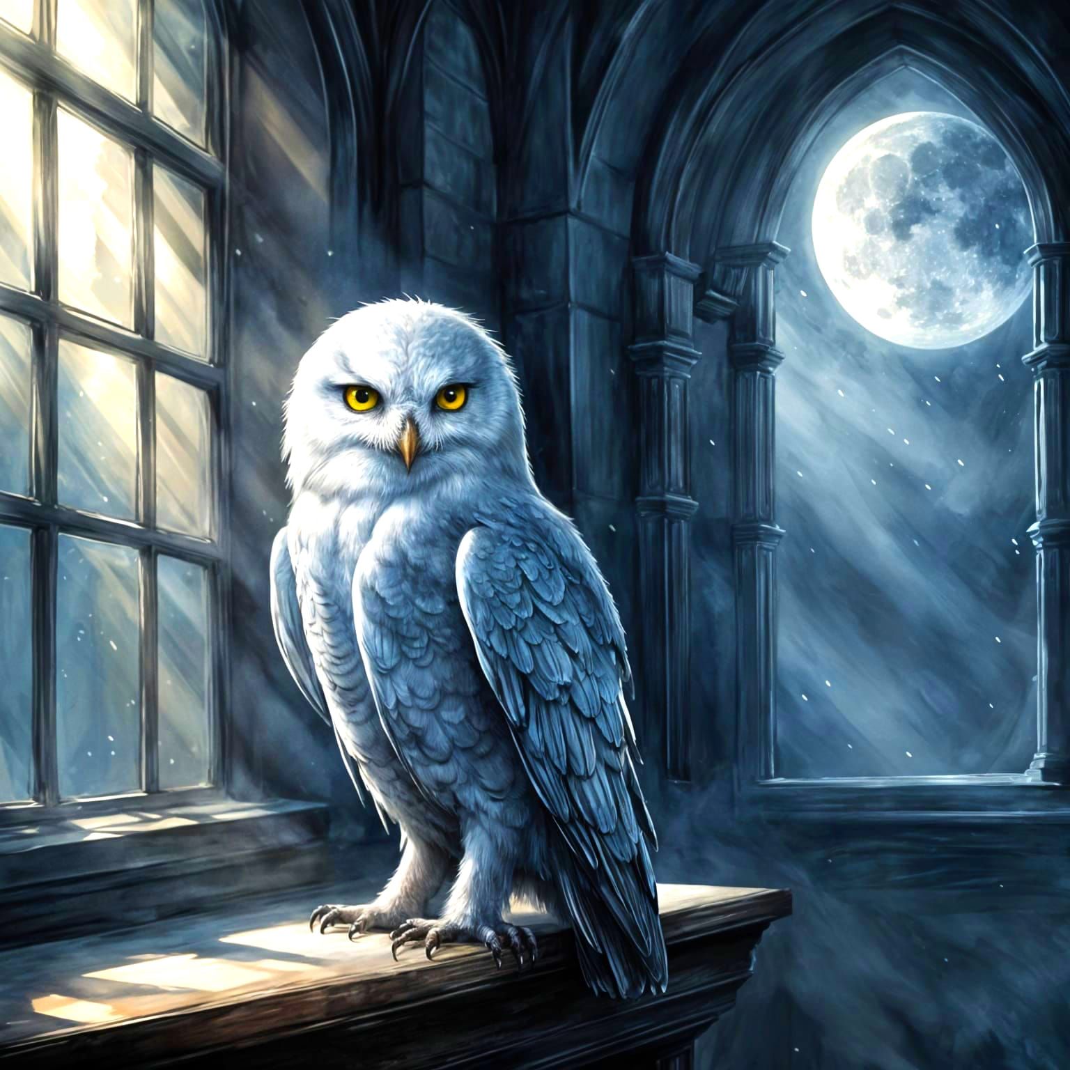 Hedwig at Hogwarts