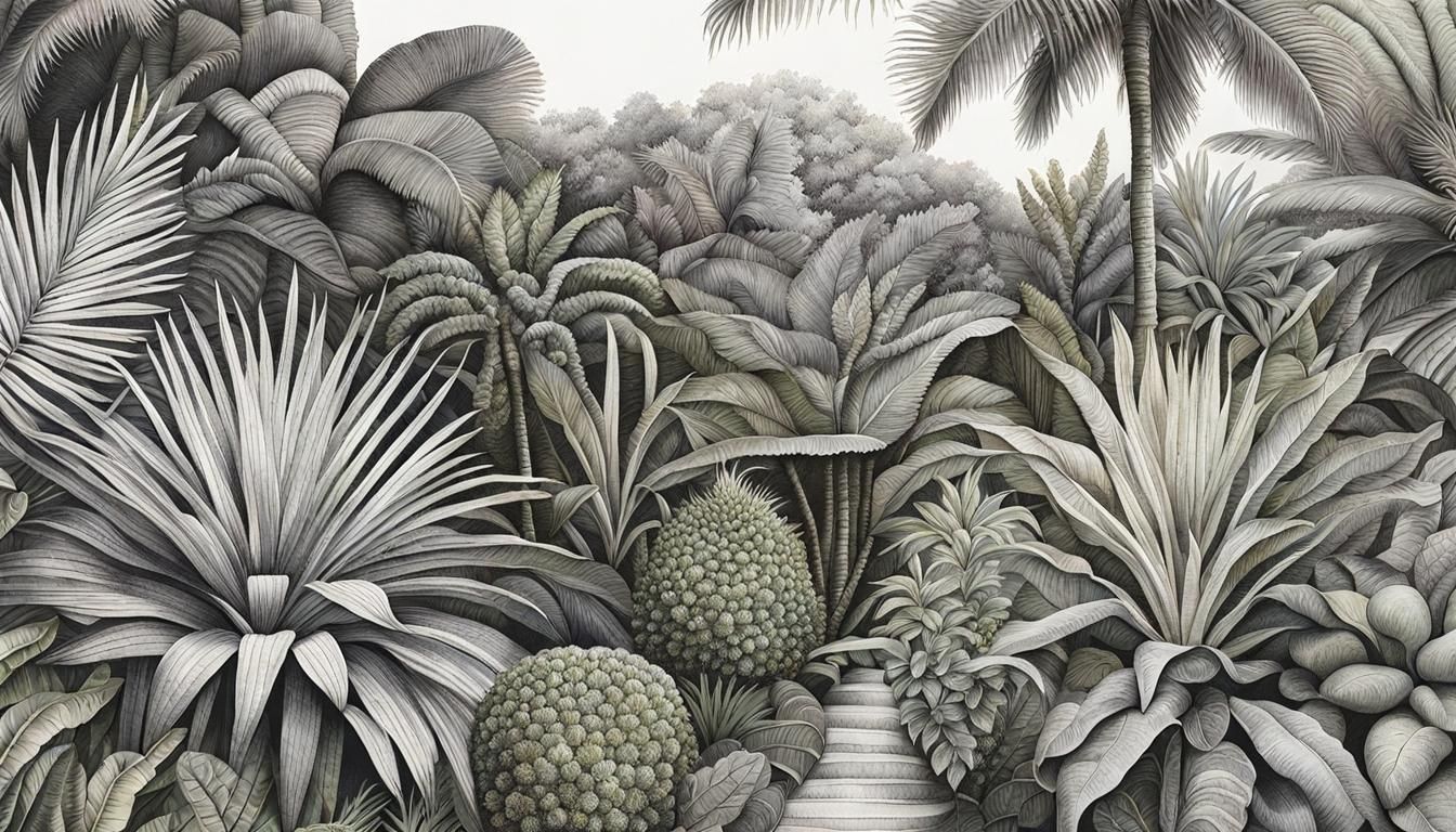 (Botanical fine lined coloring pages ink drawings with cross...